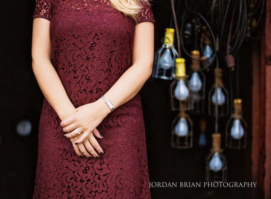 Diana and Todd at their Hoboken engagement session along the waterfront