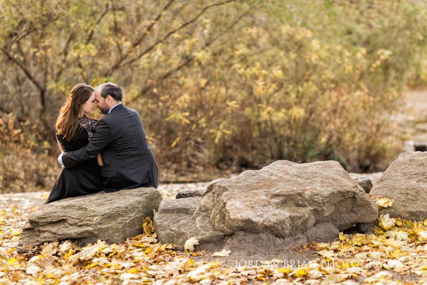 Heather and Chris at the Philadelphia Art Museum engagement session