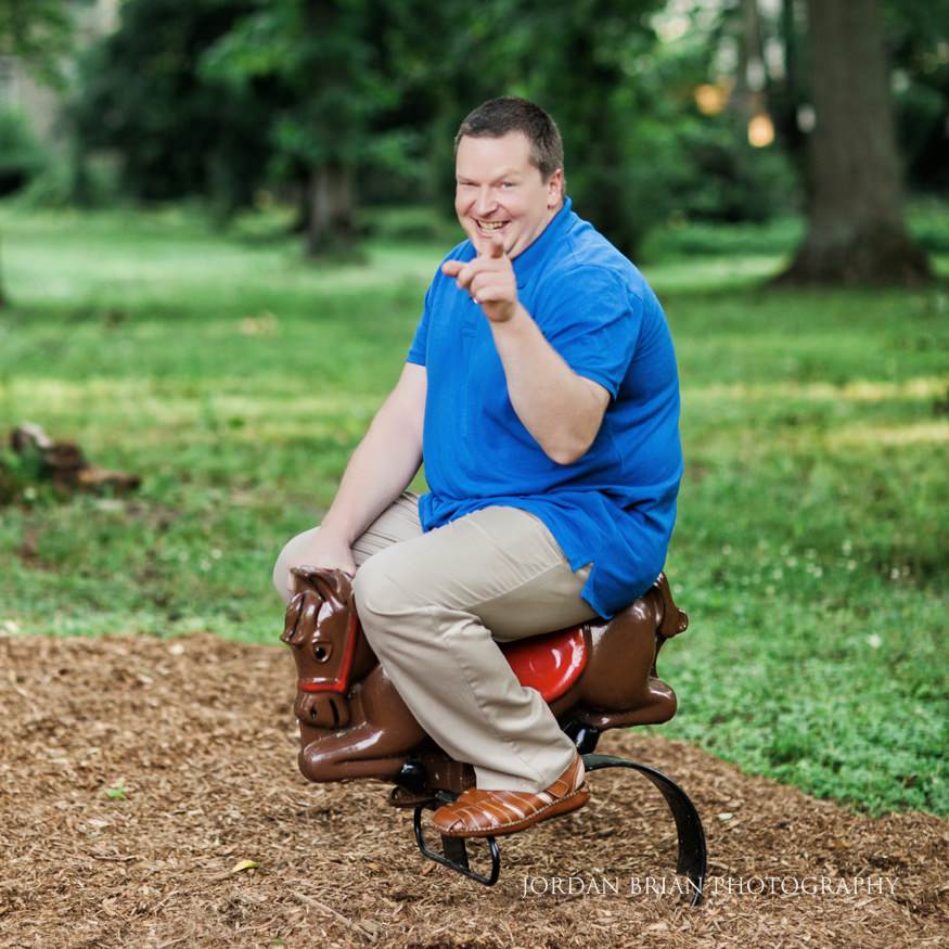 Leighann and Will at their Medford Park engagement session in South Jersey