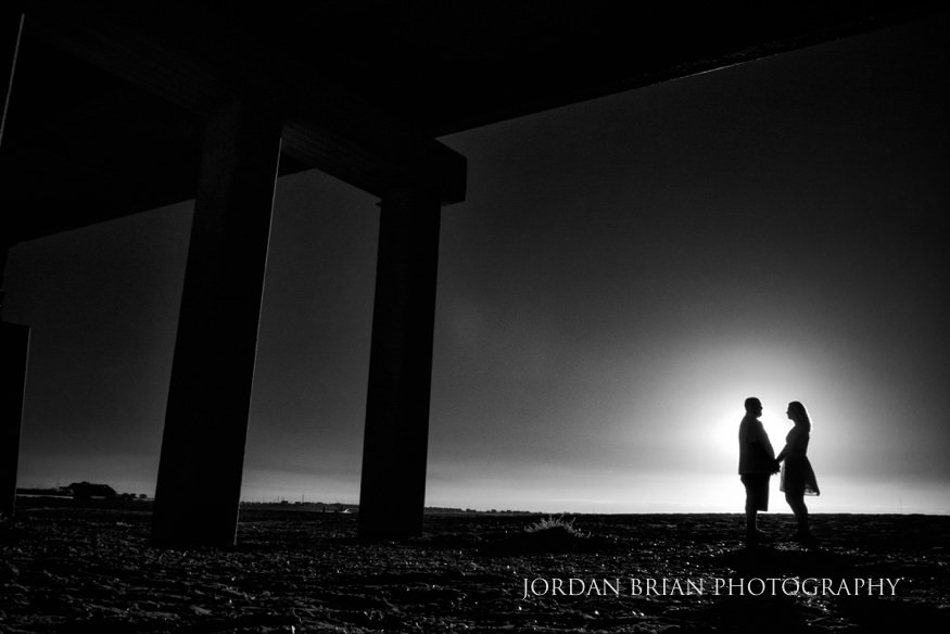 Troylynn and Jess at their Sea Isle City beach engagement session