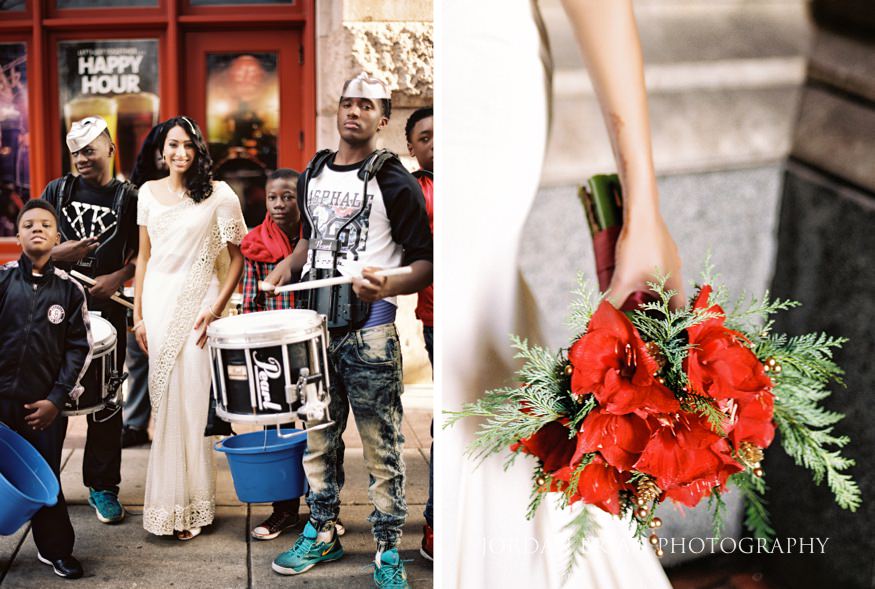 Philadelphia winter wedding at the Marriott Downtown.