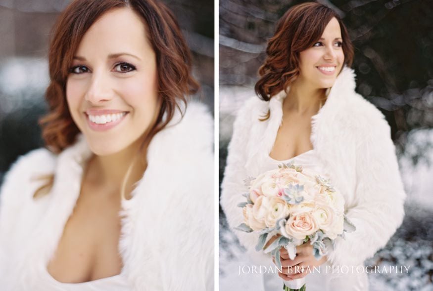 Valentines Day Fairmount Park Horticulture Center Wedding in Philadelphia.