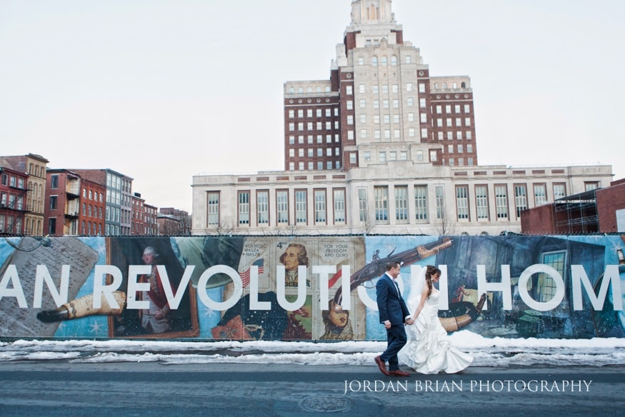 Winter Ballroom at the Ben Philadelphia Wedding.