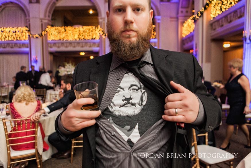 Winter Ballroom at the Ben Philadelphia Wedding.