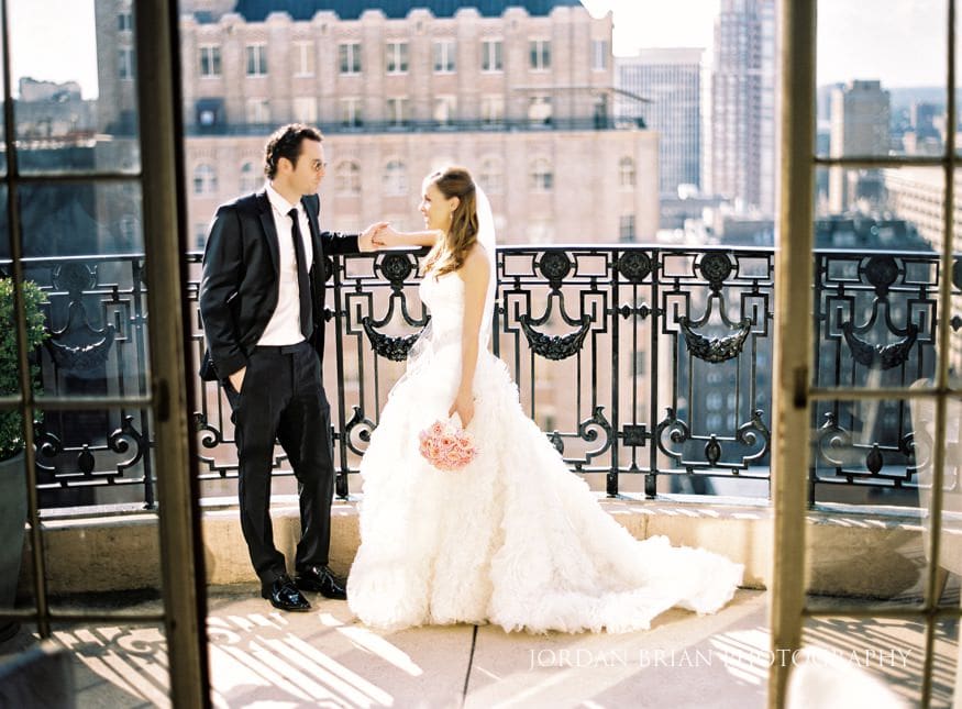 Hyatt at the Bellevue wedding in Philadelphia.