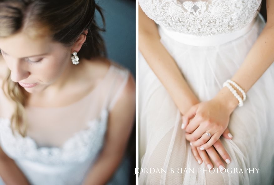 Bride portraits before wedding at The Windrift Hotel in Avalon, NJ.