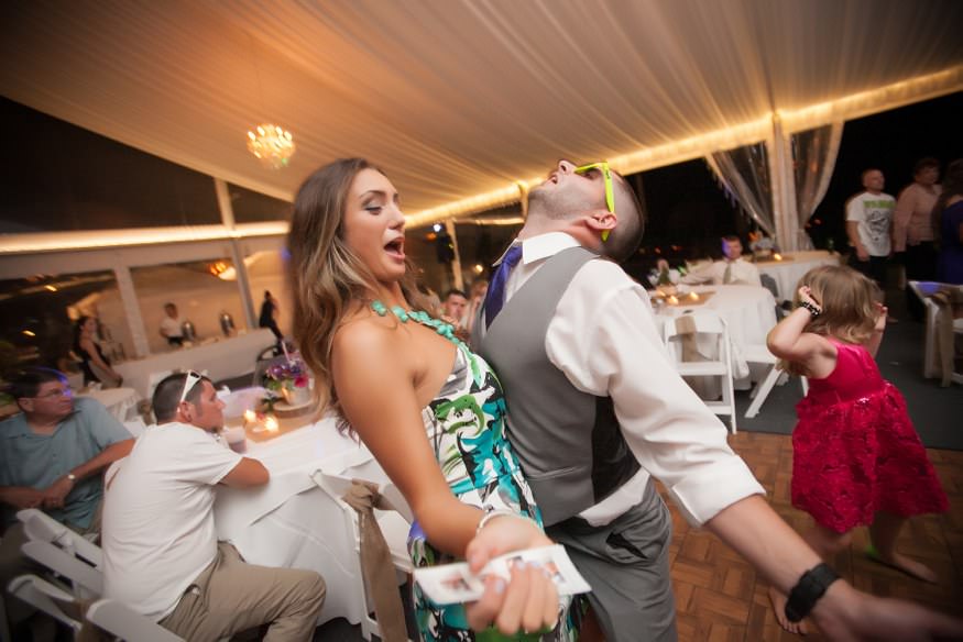 Amanda and Sean candid wedding reception photograph, Kitty Knight House (3)