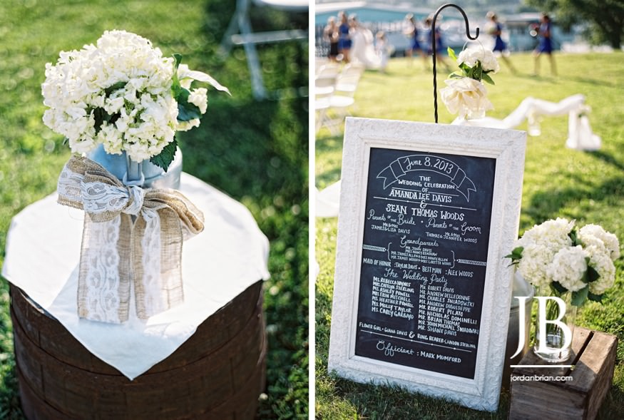 Kitty Knight House wedding ceremony, Sassafras River Maryland