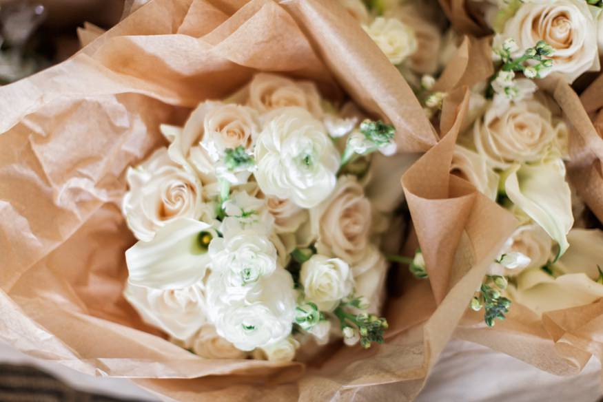 Wedding bouquet at Spring Shadowbrook wedding.