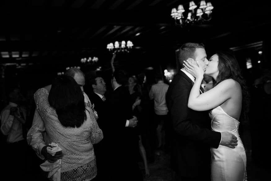 Dancing at Spring Shadowbrook wedding reception.