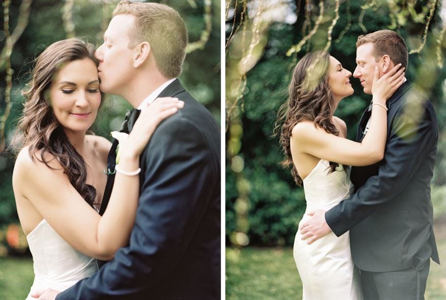 Bride and groom portraits at Spring Shadowbrook wedding.