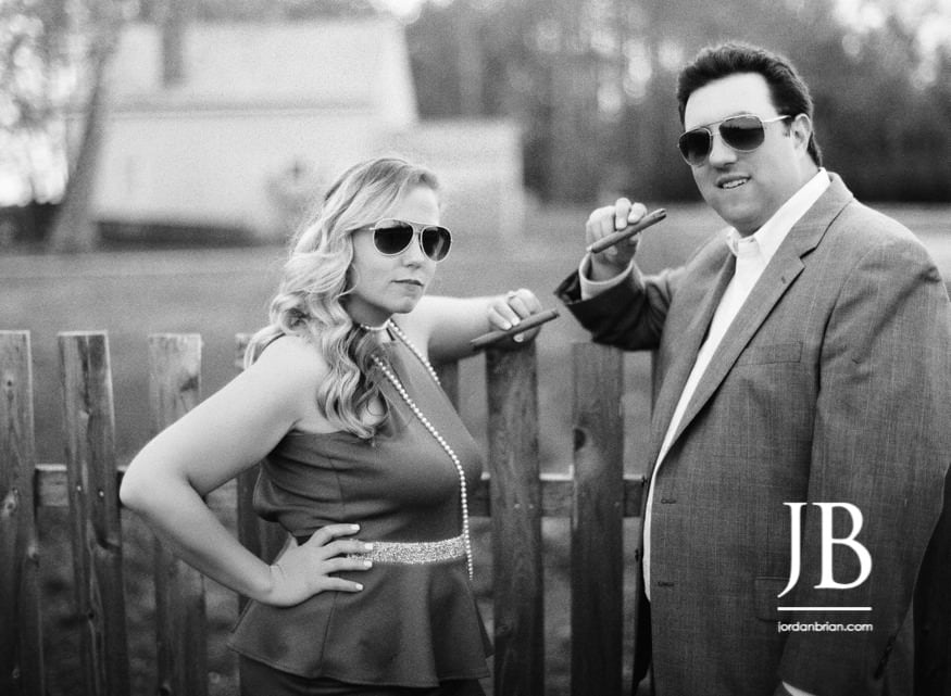 Ashley and Rory film engagement photograph, Shamong NJ pine barrens