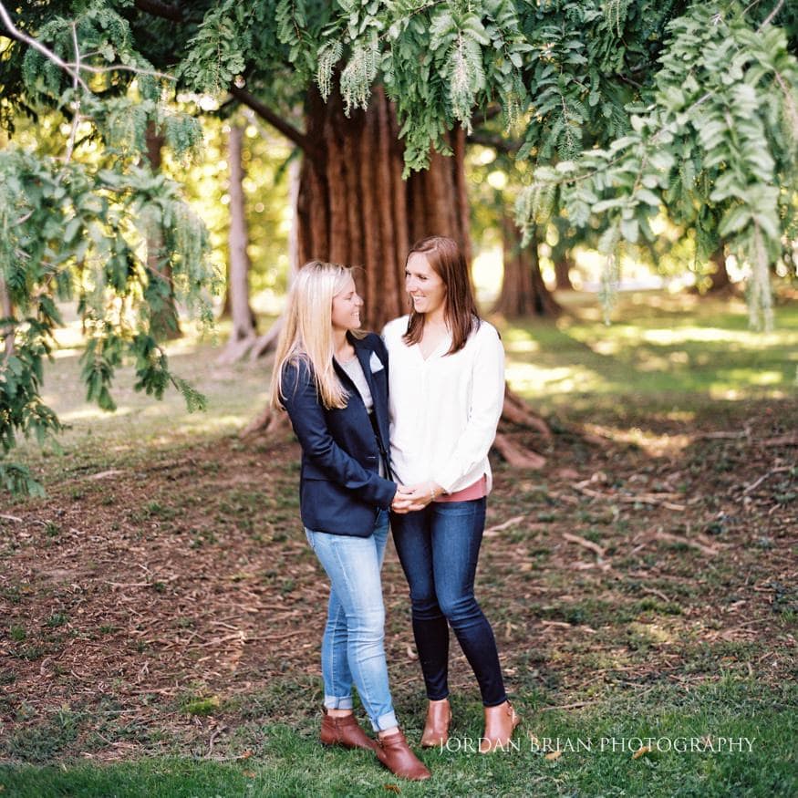 same sex philadelphia engagement session