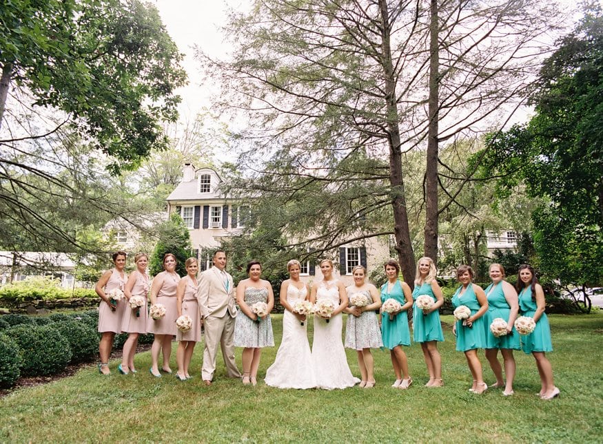 Holly Hedge wedding bridal party portraits.