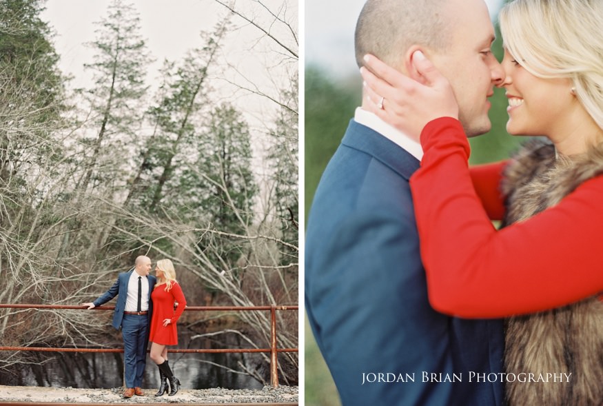 Film couple portrait, GTKY engagement session New Jersey 2014