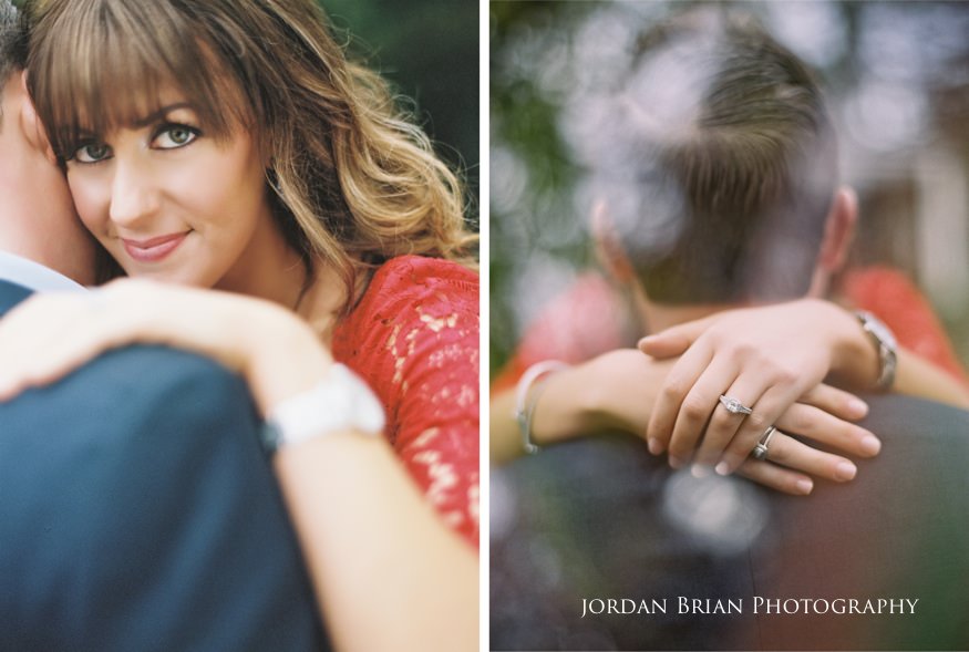 Second double exposure on Contax 645, Kodak Portra 400 engagement session