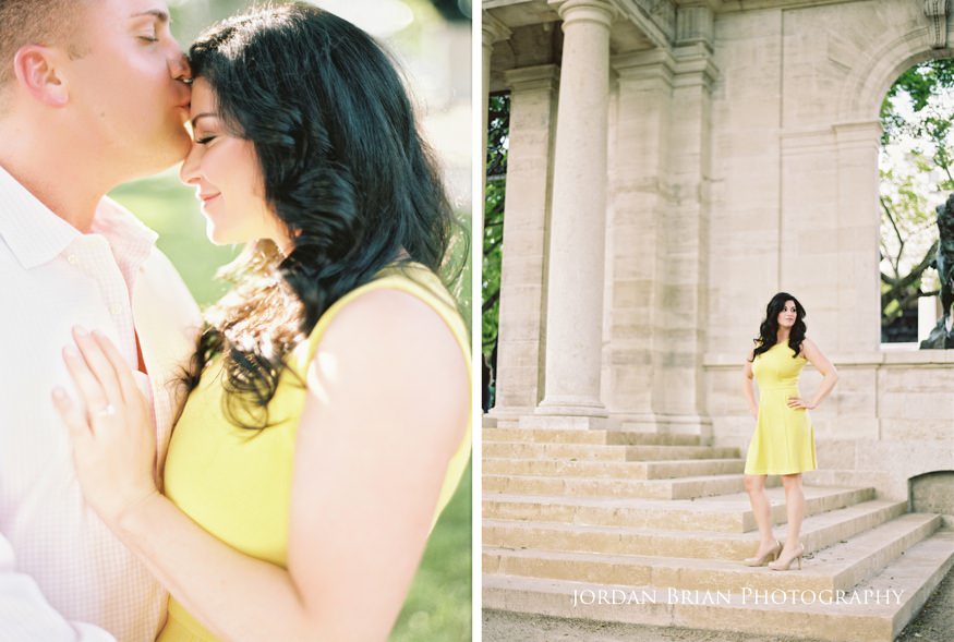 Film portrait from GTKY engagement session, Contax 645