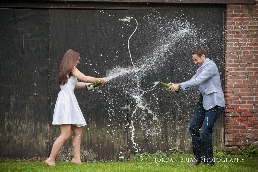 Justine and Chris portrait from their 2014 GTKY session