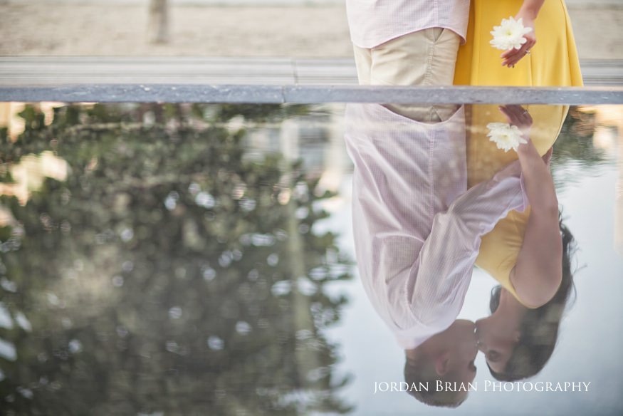 Monica and Joe engagement session portrait, South Jersey