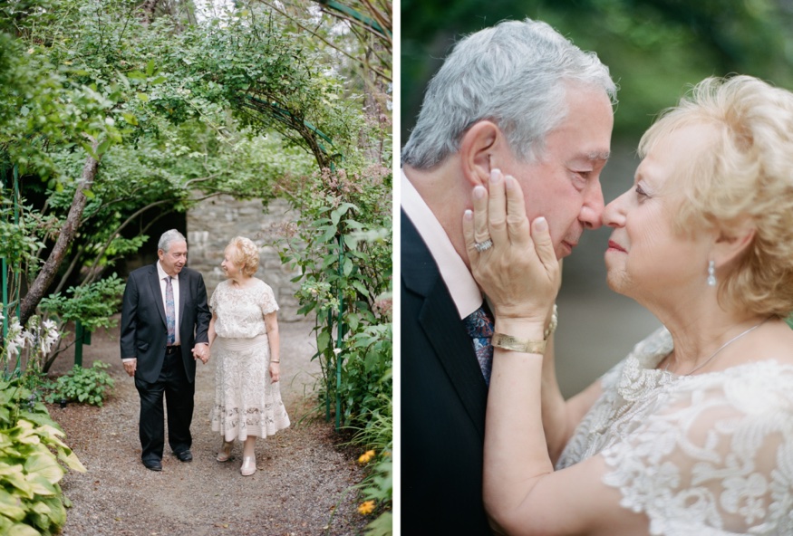 50th Anniversary and vow renewal at Grounds for Sculpture.
