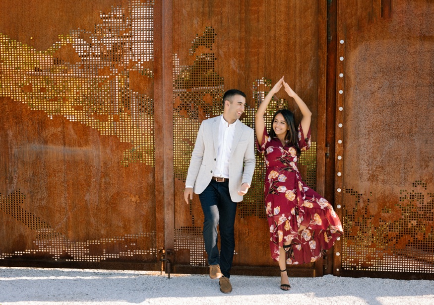 Rail Park engagement session.