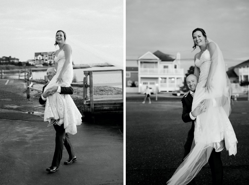 Bride and groom portraits at Windrift Hotel wedding.