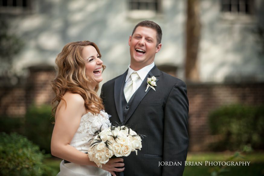 Lisa and Nick fall Philadelphia wedding moment