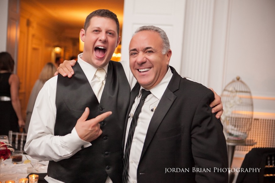 Lisa and Nick fall Jersey Shore wedding portrait