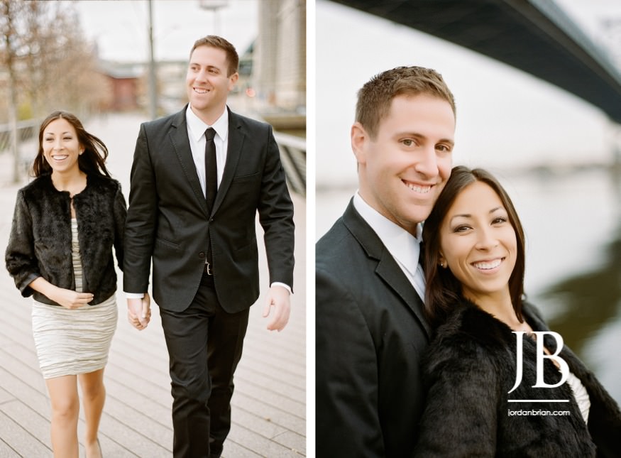 Beth and Nic Philadelphia City Hall elopement fine art portrait