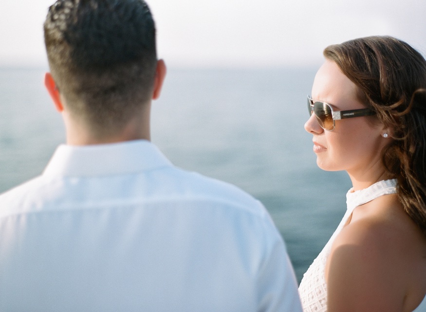 Azimut yacht engagement session in Long Island, NY.