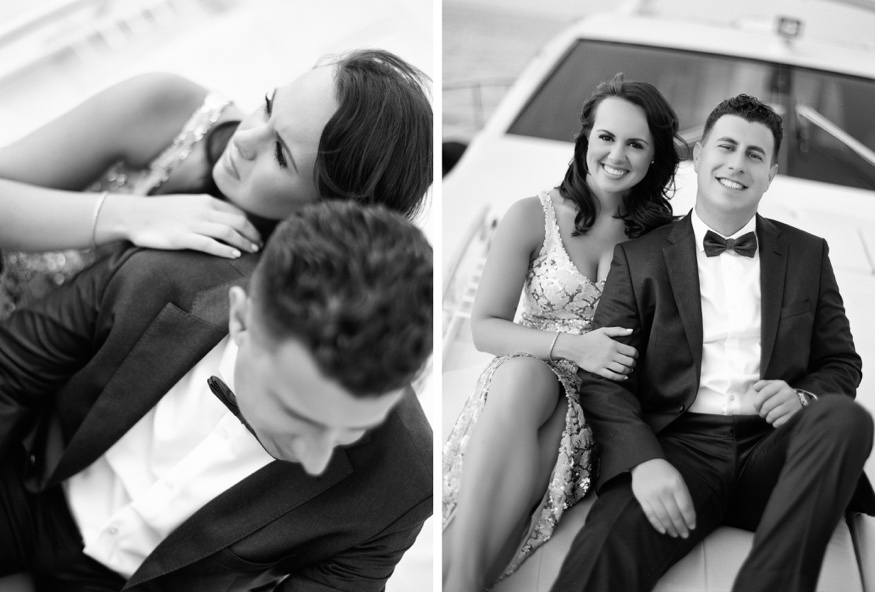 Azimut yacht engagement session in Long Island, NY.