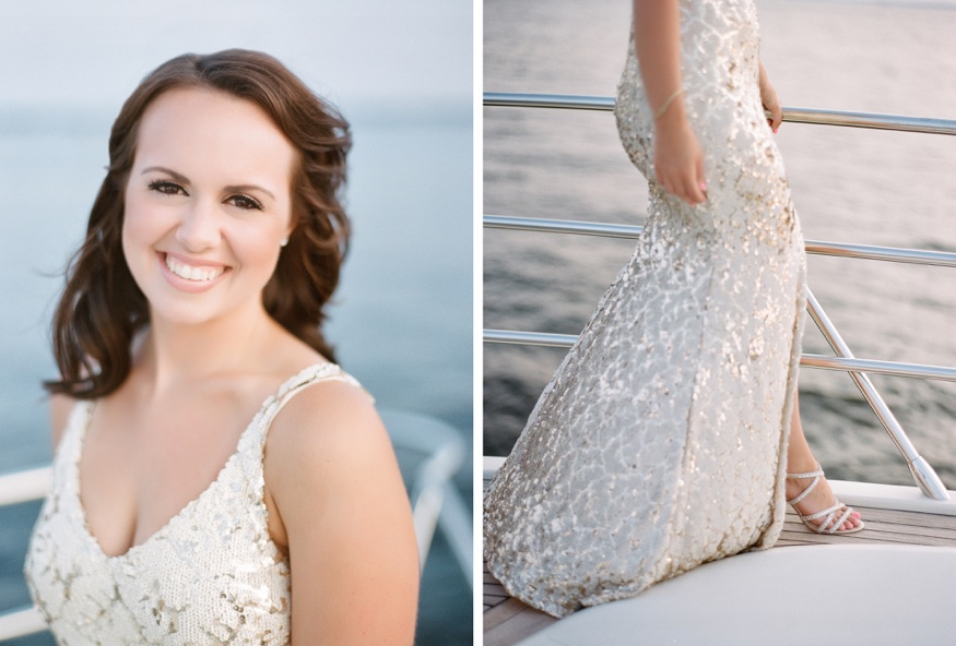 Azimut yacht engagement session in Long Island, NY.