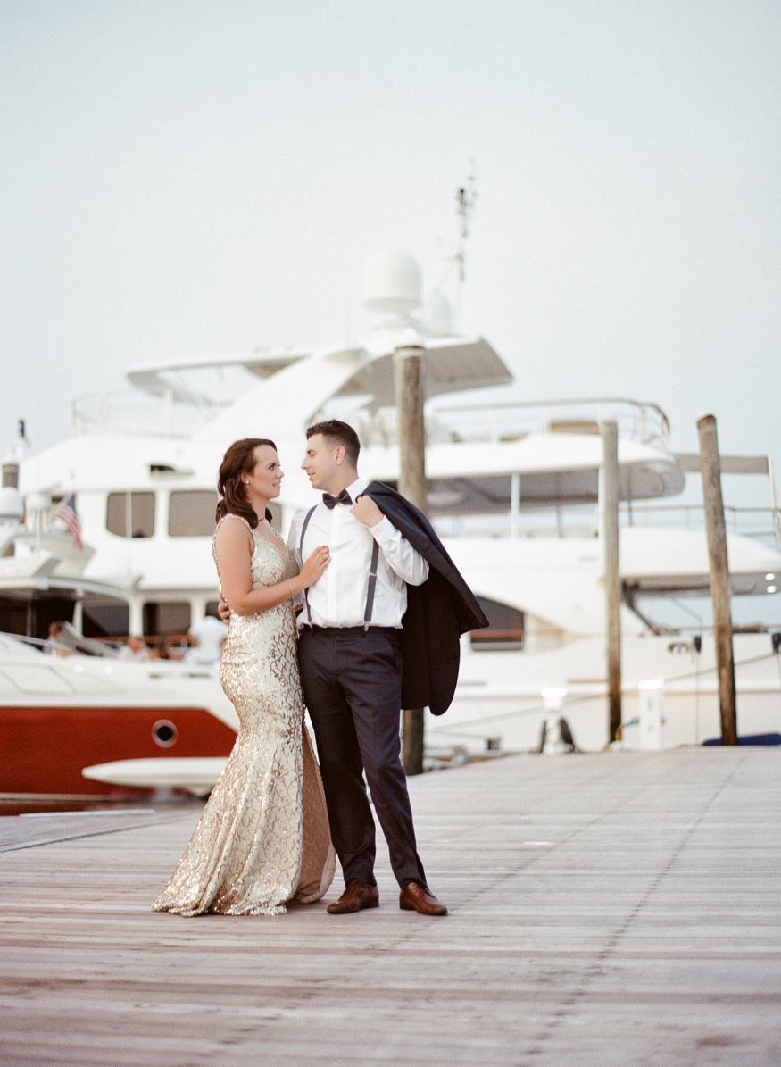 Azimut yacht engagement session in Long Island, NY.
