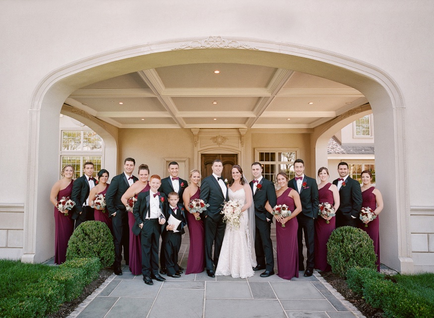 Bridal party at the Park Chateau wedding.
