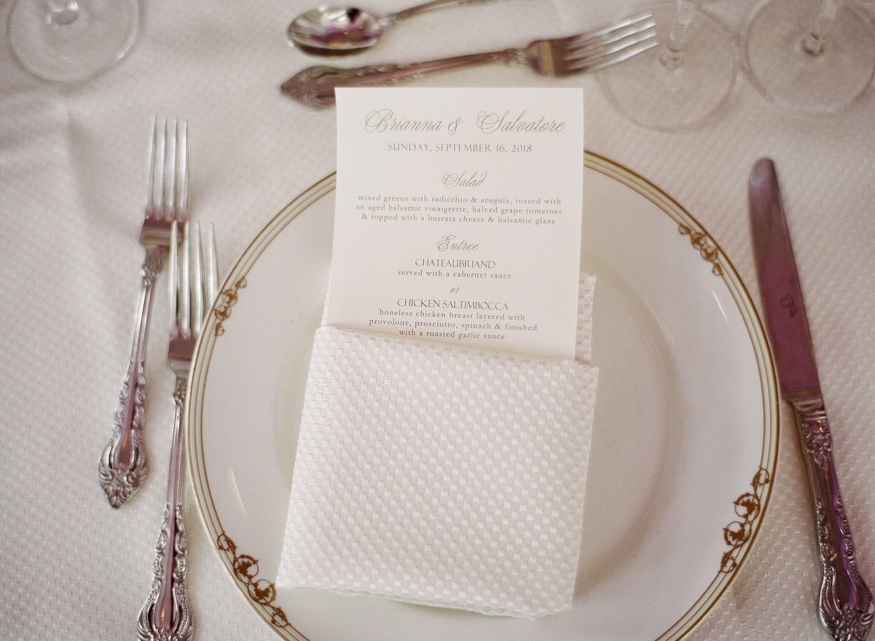 Centerpieces by Designs by Linda at Park Chateau wedding reception.