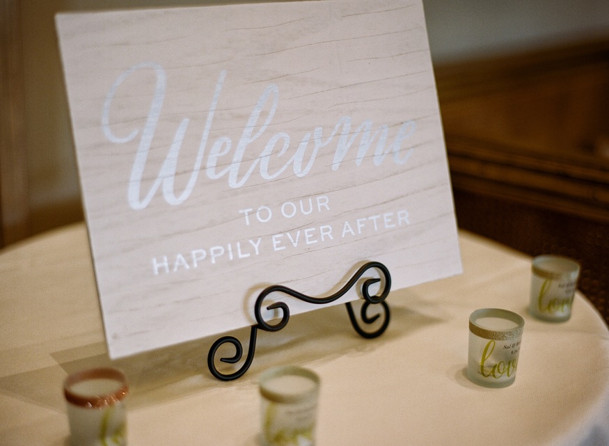 The Park Chateau wedding reception.