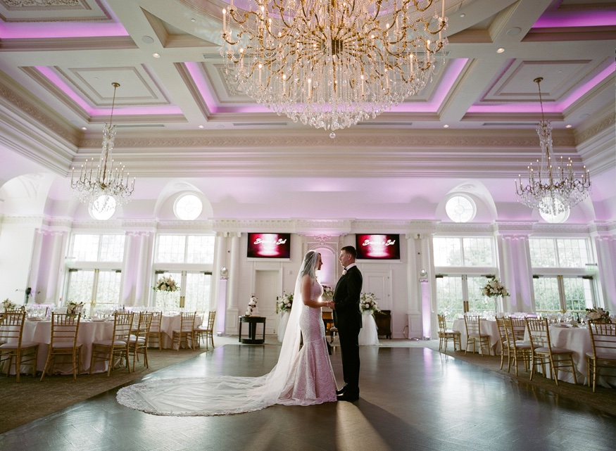 First dance at the Park Chateau wedding reception.