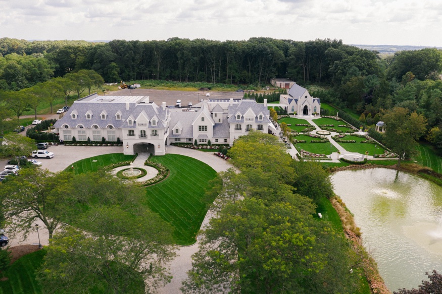 The Park Chateau wedding reception.