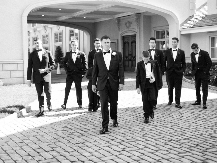 Groomsmen in Dante Zeller tux at Park Chateau wedding.