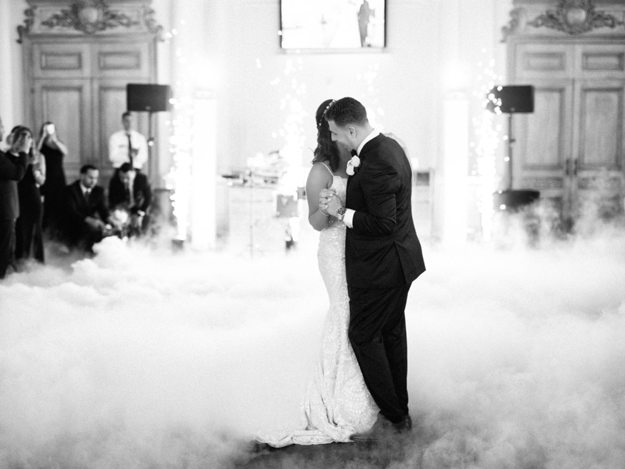 First dance at the Park Chateau wedding reception.