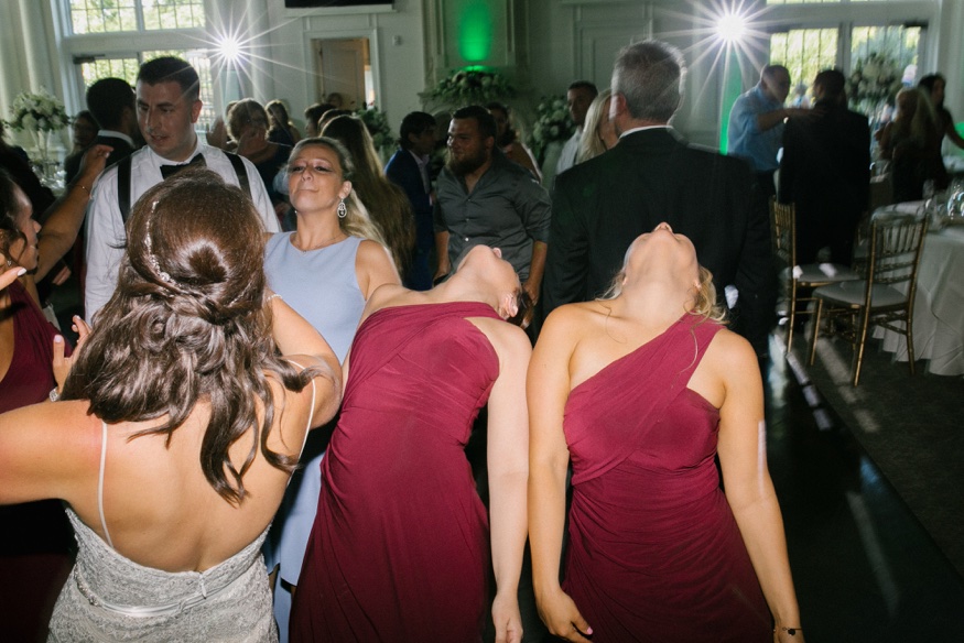Dancing at Park Chateau wedding reception.
