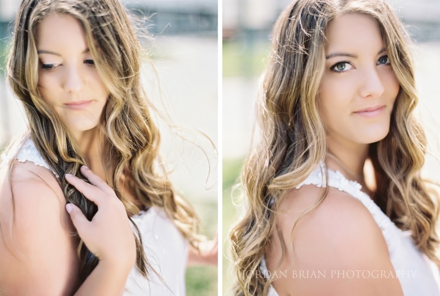 portraits of bride at McLoone's Pier House Engagement session