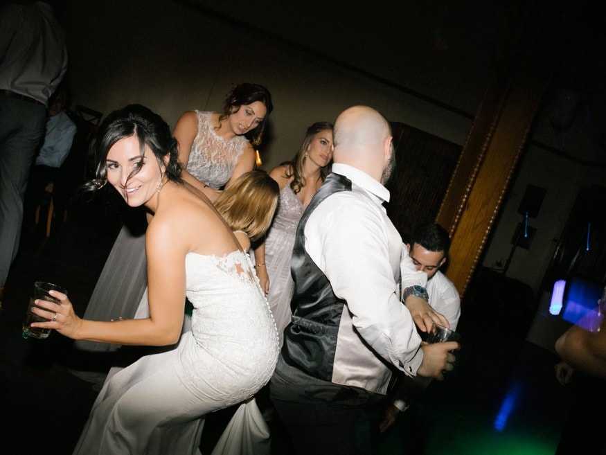 Reception dance floor Knowlton Mansion fall wedding
