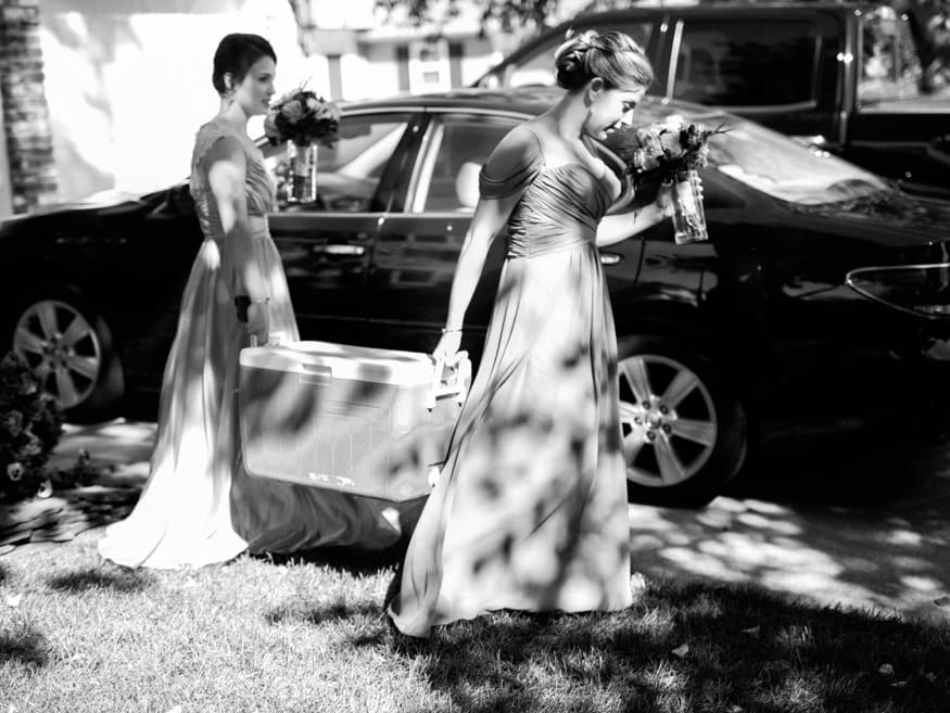 Bridal party at Knowlton Mansion wedding.