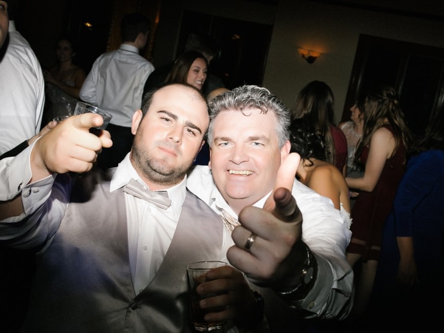 Dancing at Knowlton Mansion wedding reception.