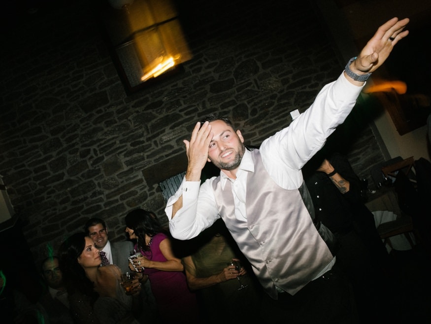 Dancing at Knowlton Mansion wedding reception.