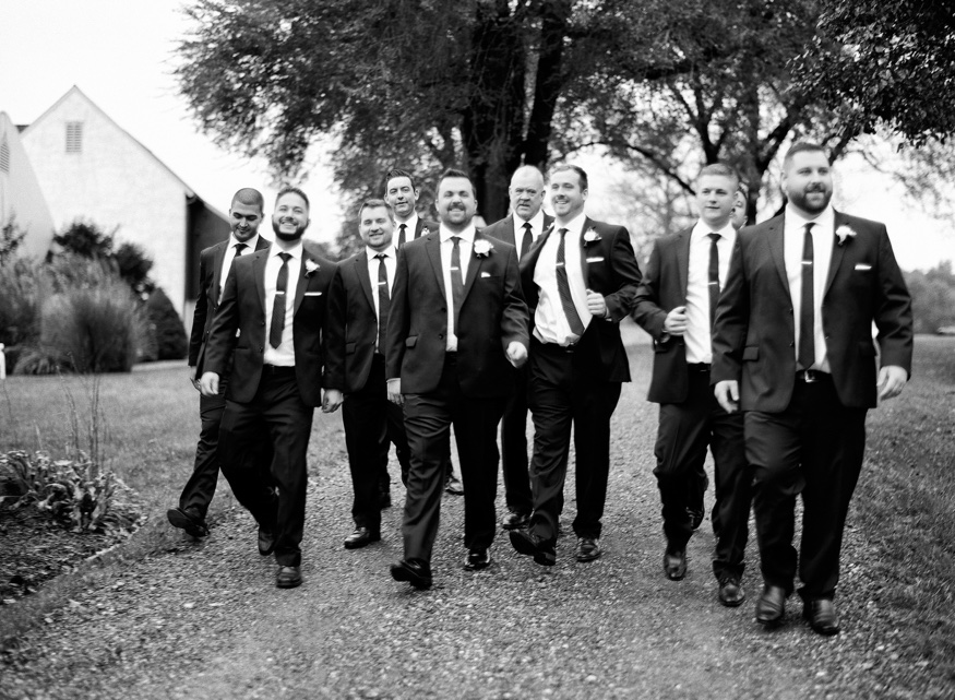 Groomsmen portraits at the Brandywine Manor House wedding.