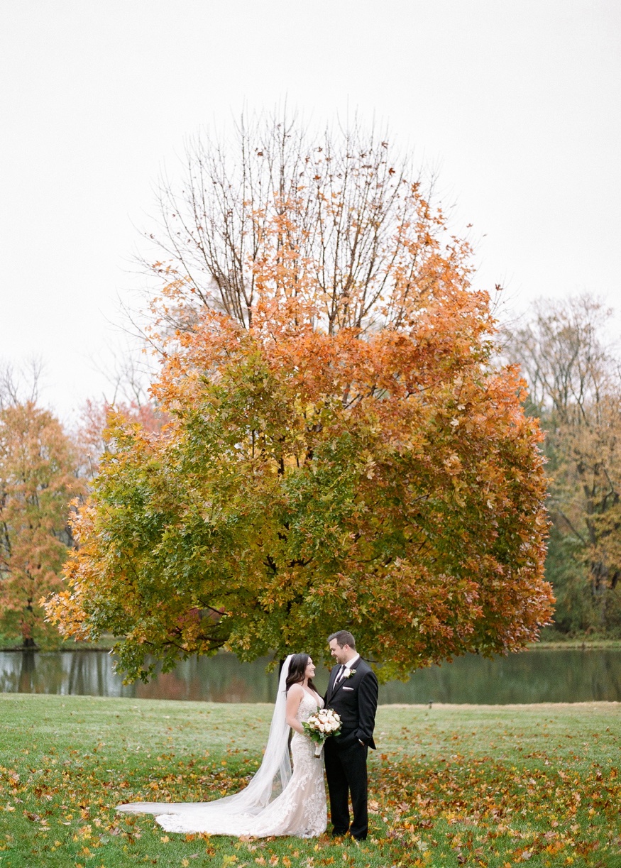 Bride & Groom portraits at Brandywine Manor House wedding.
