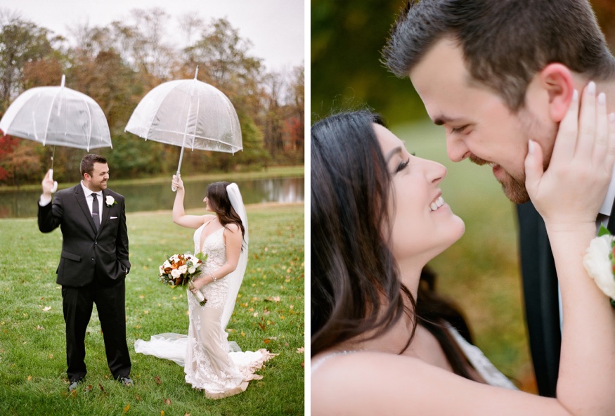 Bride & Groom portraits at Brandywine Manor House wedding.