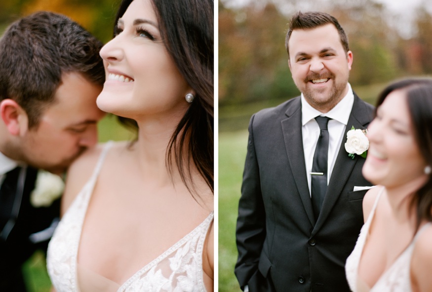 Bride & Groom portraits at Brandywine Manor House wedding.
